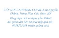 CẦN SANG NHƯỢNG CLB BI-A tại Nguyễn Chánh, Trung Hòa, Cầu Giấy, HN (gần BIGC THĂNG LONG) 16 63fa325b13d4ae8af7c5